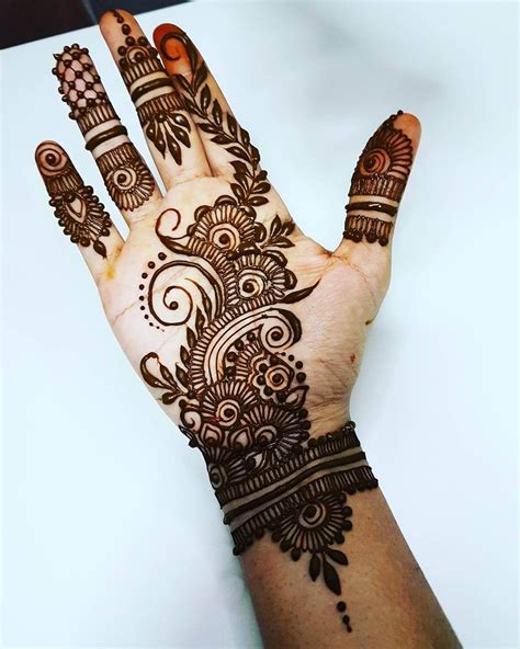 New Arabic Mehndi Designs for Palm