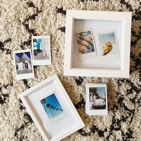 Interiors // Framing Instax Polaroid Photos for a Travel Gallery Wall - Roses and Rolltops