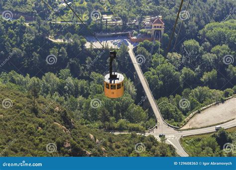 Cable Car To Montserrat, Spain Editorial Stock Photo - Image of outdoor, catalonia: 129608363