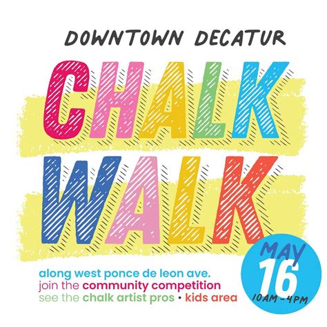 May 16 | Downtown Decatur Chalk Walk | Decatur, GA Patch