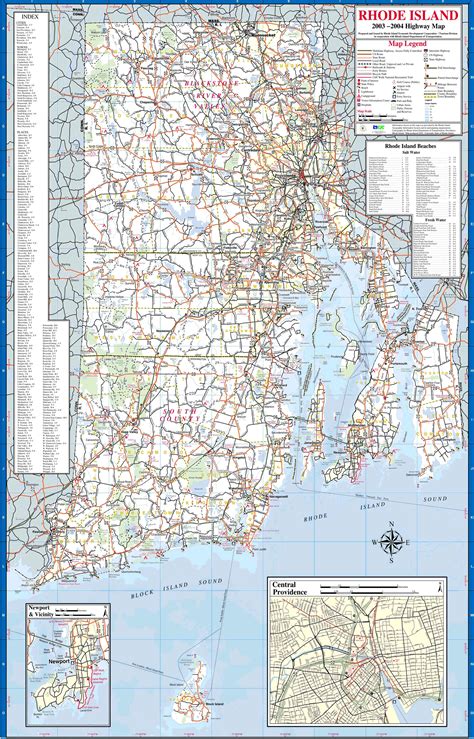 Rhode Island Highway Map - MapSof.net