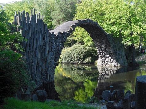 Rakotzbrücke Devil's Bridge – Gablenz, Germany - Atlas Obscura