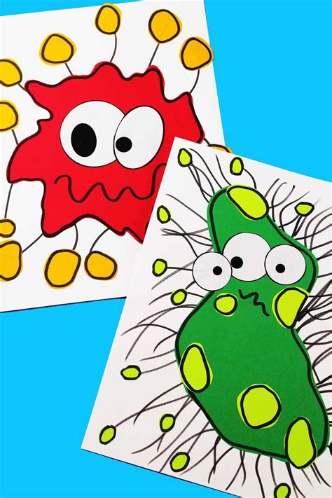 Germ Craft - a fun way to teach kids about germs. - Messy Little Monster