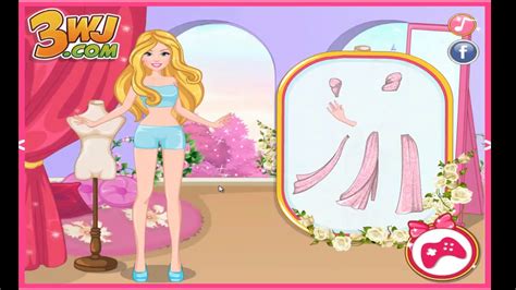 Barbie Fashion Designer Contest Barbie Video Game For Girls - YouTube