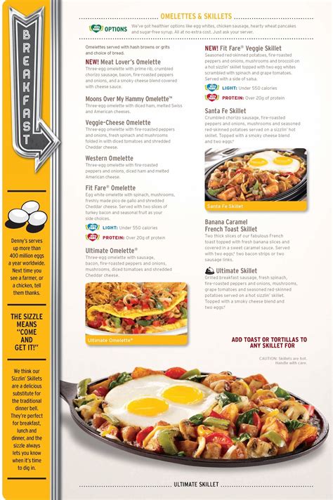 Meal Denny S Breakfast Menu Prices