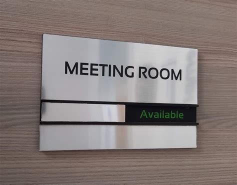 Can Be Moved Custom Busy Available Meeting Room Door Sign - Etsy UK