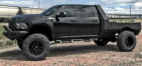 2015 Dodge RAM utility | Flatbed truck beds, Custom truck beds, Custom ...