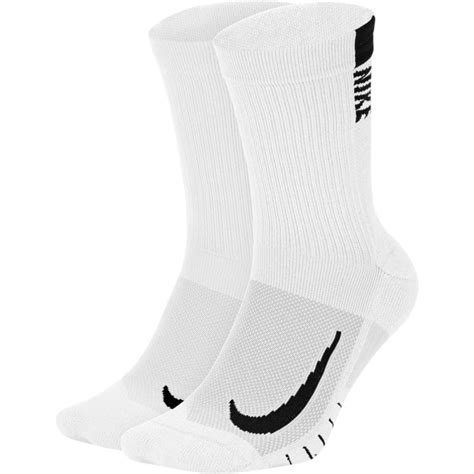 Nike Multiplier Crew Socks White (2 Pairs) Run tall in the Nike Multiplier Crew Sock (2 Pairs ...