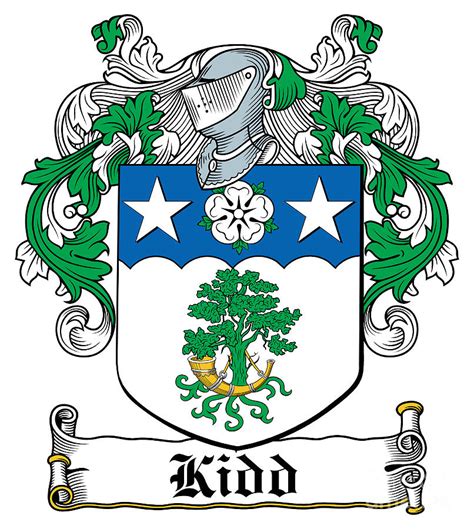 Kidd Coat of Arms Irish Digital Art by Heraldry | Pixels