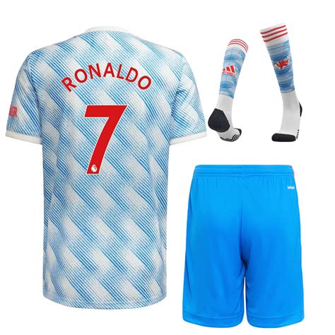 RONALDO #7 Manchester United Away Kit 2021/22 By Adidas | Gogoalshop