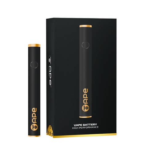 APE Vape Battery for Weed Cartridge (Black) | APE Premium Cannabis