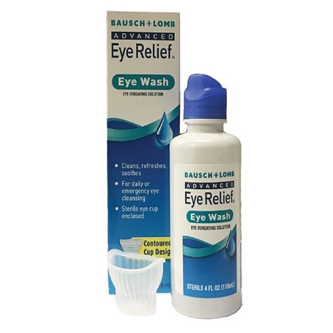 Bausch + Lomb Eye Wash Eye Irrigating Solution, 4 fl oz - Walmart.com