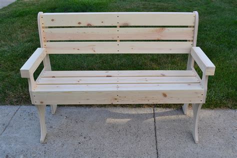 Wooden Park Bench - Poole & Sons, Inc.