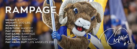 Rams Mascot Rampage | Los Angeles Rams - therams.com