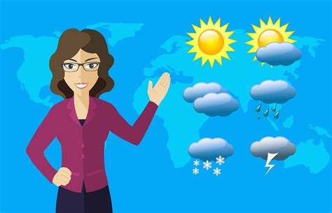 Download Weather, Forecast, Reporter. Royalty-Free Stock Illustration ...