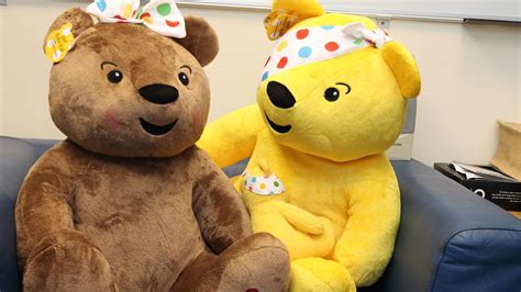 BBC Radio Ulster - Hugo Duncan - Giant Children in Need Pudsey and Blush Bears