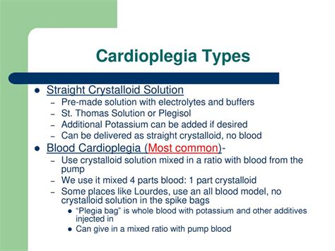 Myocardial Preservation - ppt download