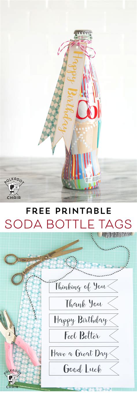 Free Printable Bottle Tags - The Polka Dot Chair