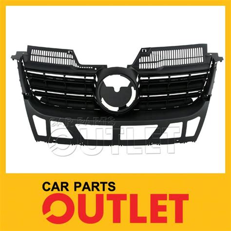 Purchase 05 06 07 08 09 10 JETTA GEN5 GRILLE MATERIAL BLACK PLASTIC FRAME W/O CHROME MLDG in ...