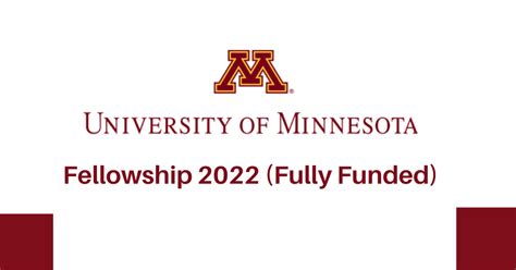 University of Minnesota Fellowship 2023 (Fully Funded)