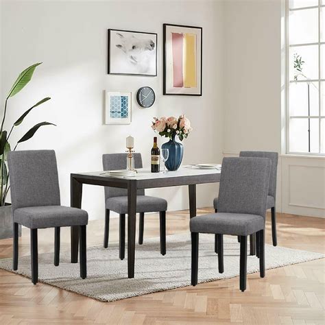 Set De 4 Sillas De Comedor Elegantes De Diseño Moderno | Envío gratis