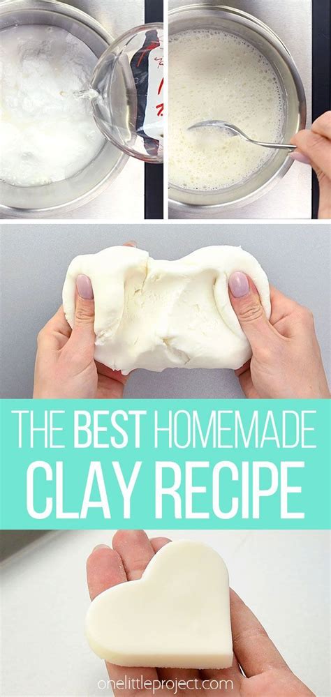 How to Make Clay | Homemade clay, Homemade clay recipe, Clay food