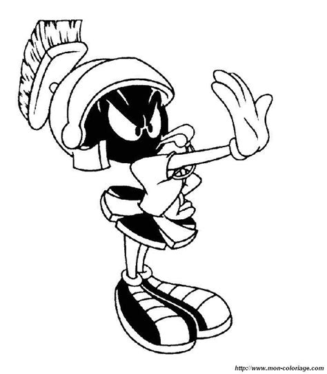 coloring Marvin, page 007 | Cartoon coloring pages, Looney tunes ...