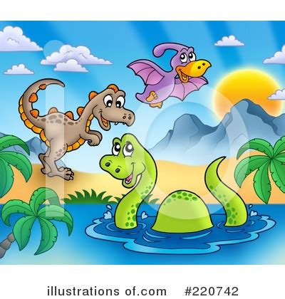 Plesiosaur Clipart #1170697 - Illustration by Cory Thoman