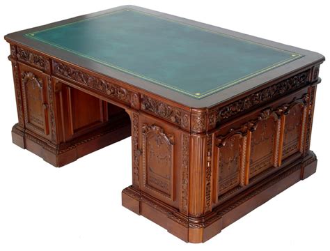 RESOLUTE DESK PRESIDENT OFFICE WRITING TABLE FROM MAHOGANY REPLICA ...