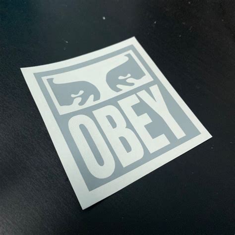 OBEY Logo decal, Hobbies & Toys, Stationery & Craft, Art & Prints on Carousell