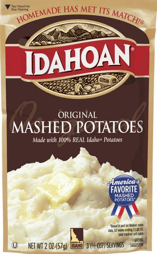 Original Mashed Potatoes 2oz - Idahoan Mashed Potatoes - Idahoan Foods LLC