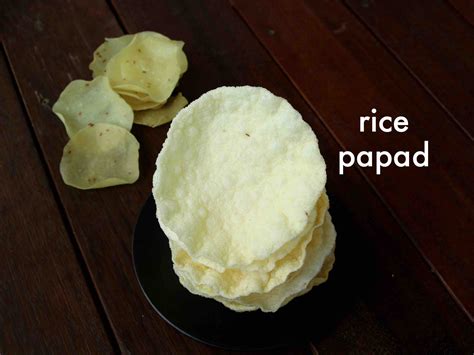 papad recipe | papadum recipe | how to make rice papad recipe or ...