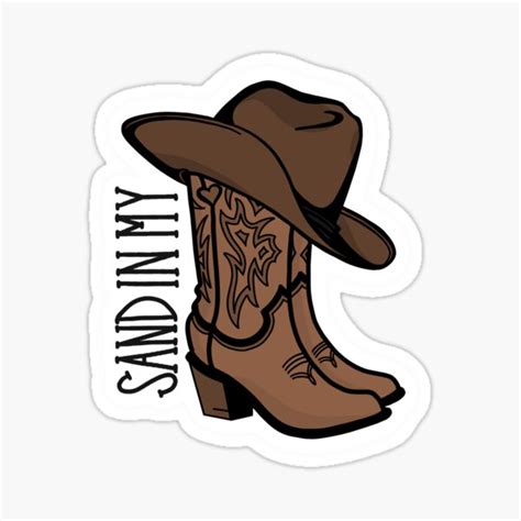 "Sand In My Boots" Sticker for Sale by alexadippel | Redbubble