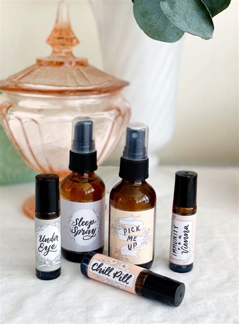 Free Printable Roll-On and Spray Bottle Labels for Essential Oils ...