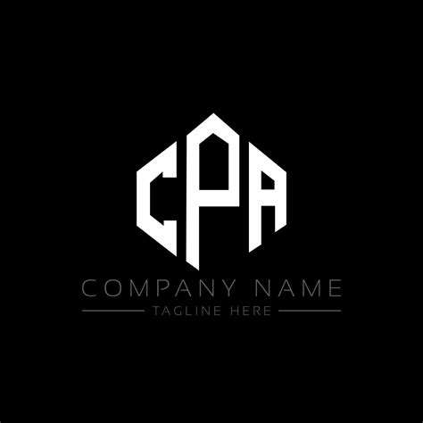 CPA letter logo design with polygon shape. CPA polygon and cube shape ...