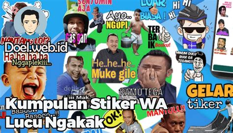 50+ Kumpulan Stiker WA Lucu Ngakak Untuk Teman, Pacar dan Keluarga