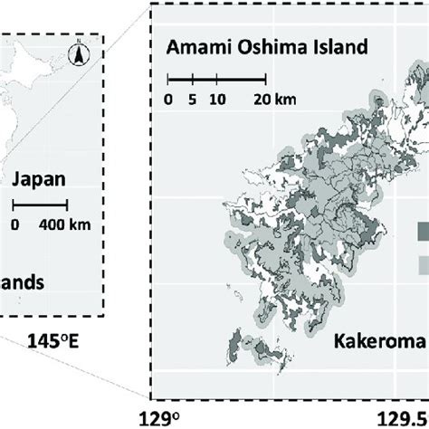 Map of the study site, Amami Oshima Island. * It is generally called ...