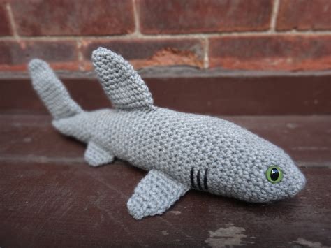 Shark Stuffed Toy/ Jaws/ Plush Toy/ Hand Crochet/ Baby Shower | Etsy