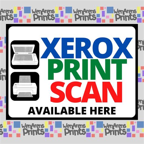 Xerox Print Scan Available here Laminated PVC Waterproof Sticker Sign Signage a4 size | Shopee ...