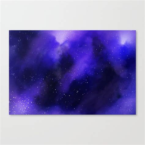 Buy Purple Galaxy Painting Canvas Print by newburydesigns. Worldwide shipping available at ...