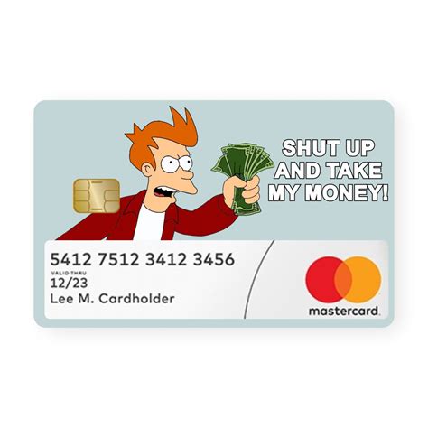 Shut Up & Take My Money Credit Card Skin – WrapCart Skins