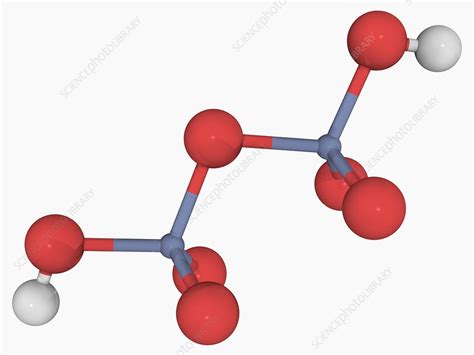 Dichromic acid molecule - Stock Image - F004/6251 - Science Photo Library