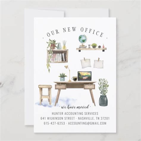 New Office Moving Announcement | Zazzle