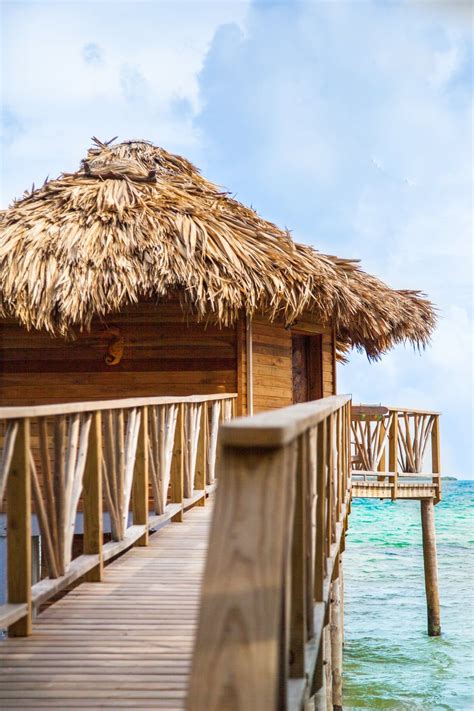 Thatch Caye, Belize overwater bungalow | Overwater bungalows, Bungalow ...