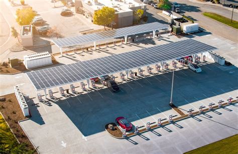 Tesla Superchargers are dwarfing rivals in size and cost efficiencies