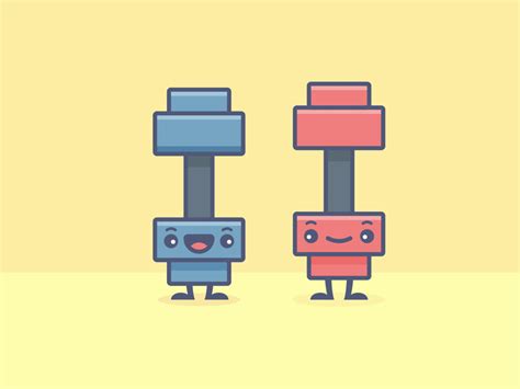 Dumb and Dumbbells Animation by Volodymyr Hashenko on Dribbble