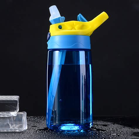 Children Plastic Drinking Cup 480ML Leak Proof Sports Water Bottle w ...