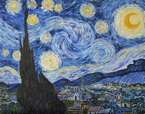 The Starry Night Painting By Vincent Van Gogh Uhd 4k - vrogue.co