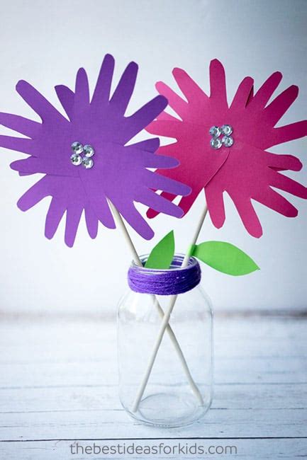 Handprint Flowers - The Best Ideas for Kids