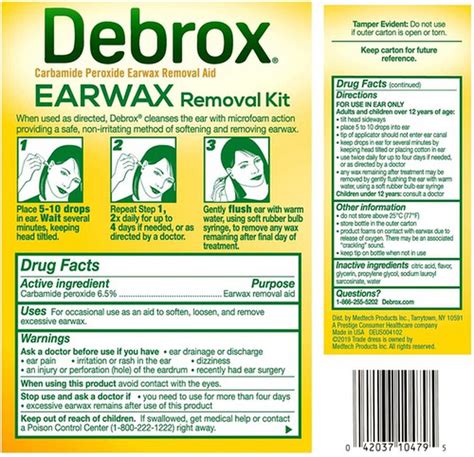 Debrox Earwax Removal Kit